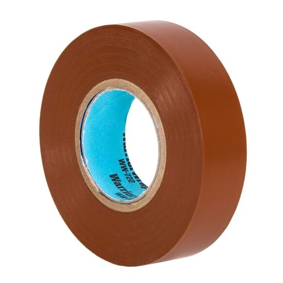 10 PACK NSI WW-722-BN Warrior Wrap 7mil General Vinyl Brown Electrical Tape 60ft - Picture 7 of 12